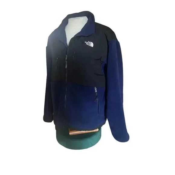 THE NORTH FACE blue and black zip up mens fleece jacket size XL - Picture 4 of 7